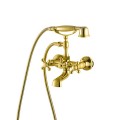 KAISER Carlson Style 44223-3 GOLD Смеситель для ванны с шаровым переключателем Золото